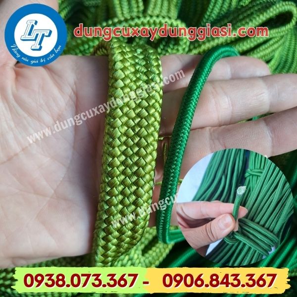 dây dù tròn dẹt màu xanh lá giá rẻ tận xưởng dây dù tròn dẹt màu xanh lá giá rẻ tận xưởng