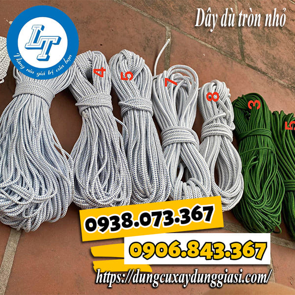 Dây dù tròn nhỏ giá rẻ