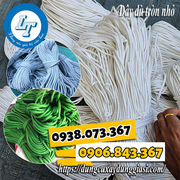 Dây dù tròn nhỏ giá rẻ