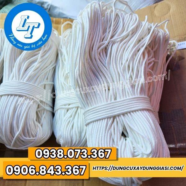 Dây dù tròn trắng giá sỉ