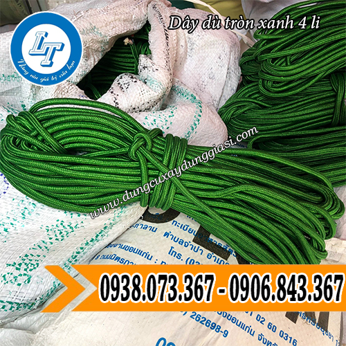 bán dây dù tròn xanh 4 li giá rẻ cột hàng hóa bán dây dù tròn xanh 4 li giá rẻ cột hàng hóa