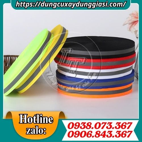Dây phản quang vải đủ màu