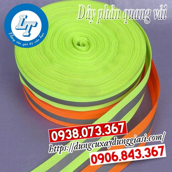 Dây phản quang vải giá rẻ chất lượng