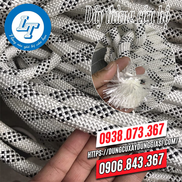 Dây thừng cứu hộ làm bằng sợi polyester Dây thừng cứu hộ làm bằng sợi polyester