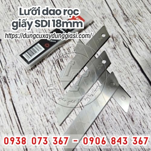 Lưỡi dao rọc giấy SDI 18MM