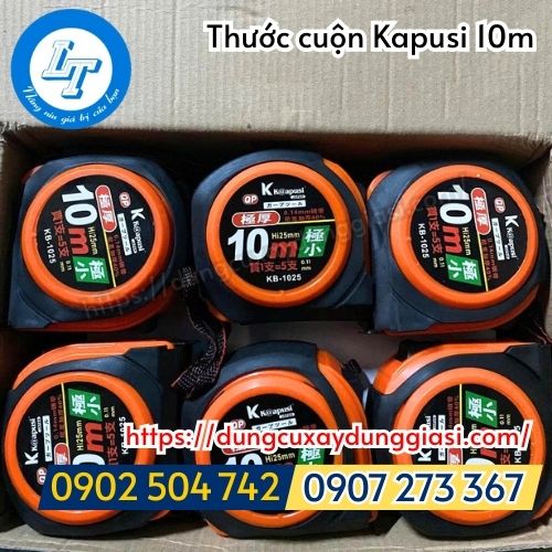 Địa chỉ bán sỉ thước cuộn kapusi 10m uy tín