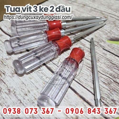 Tua vít 3 ke 2 đầu tháo lắp được