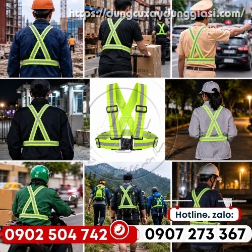 Ứng dụng của áo dây phản quang thu trong cuộc sống