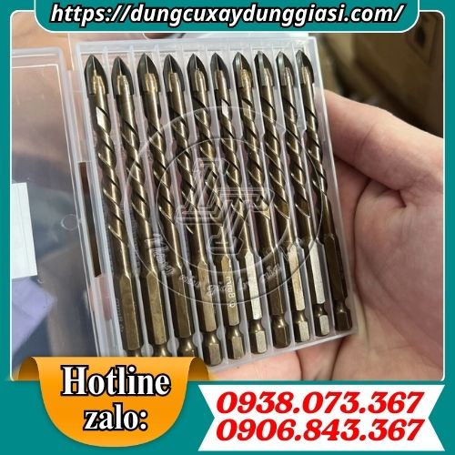 Hộp mũi khoan đa năng 4 cạnh chuôi lục giác