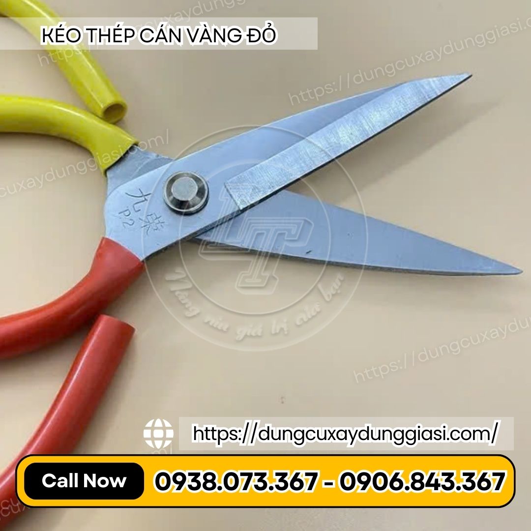 Kéo thép cán vàng đỏ giá rẻ, không gỉ