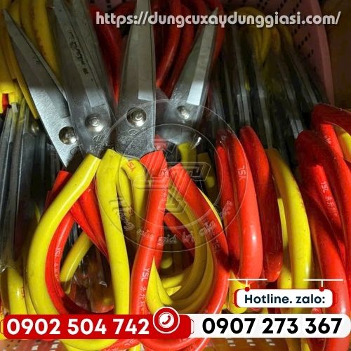 Kéo thép đa năng cán đỏ vàng giá sỉ