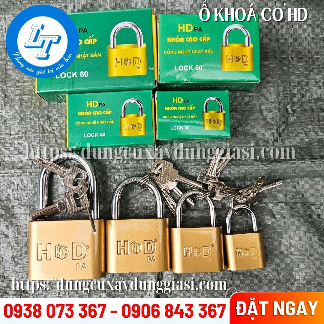 Ổ khoá cơ HD đa dạng size