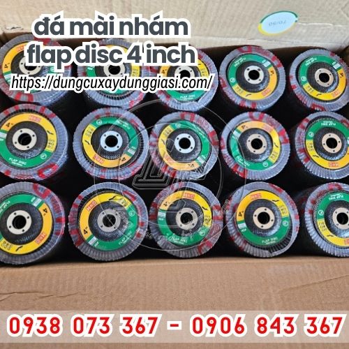 Kho sỉ đá nhám xếp flap disc 4 icnh