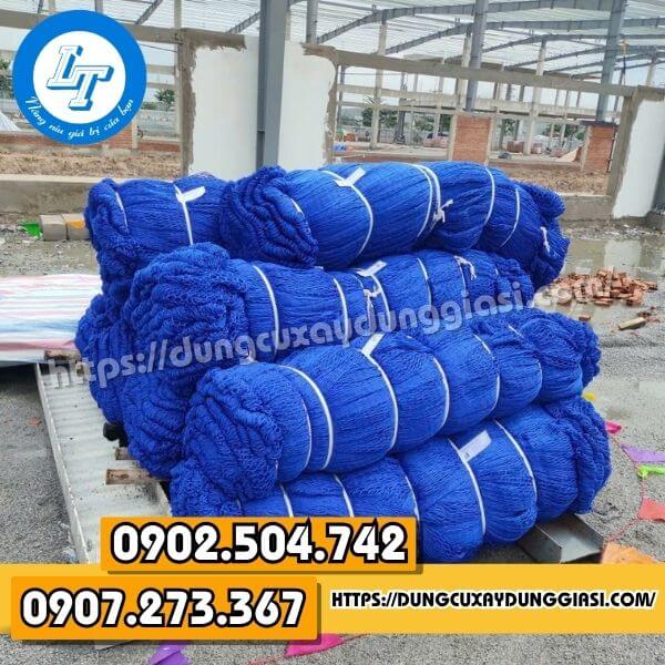 Lưới bao che xây dựng màu xanh dương