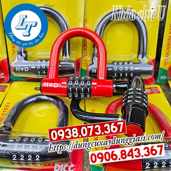 Khóa chữ U chống cắt, chống trộm giá rẻ