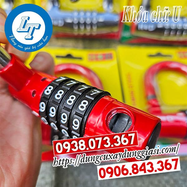 Khóa chữ U chống cắt chống trộm giá rẻ