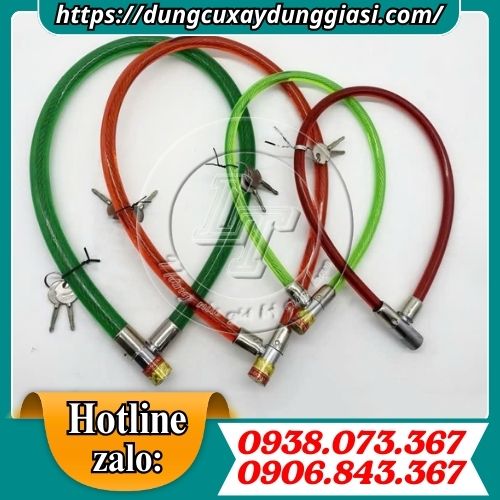 Khóa dây chìa hỏa tiễn đủ màu