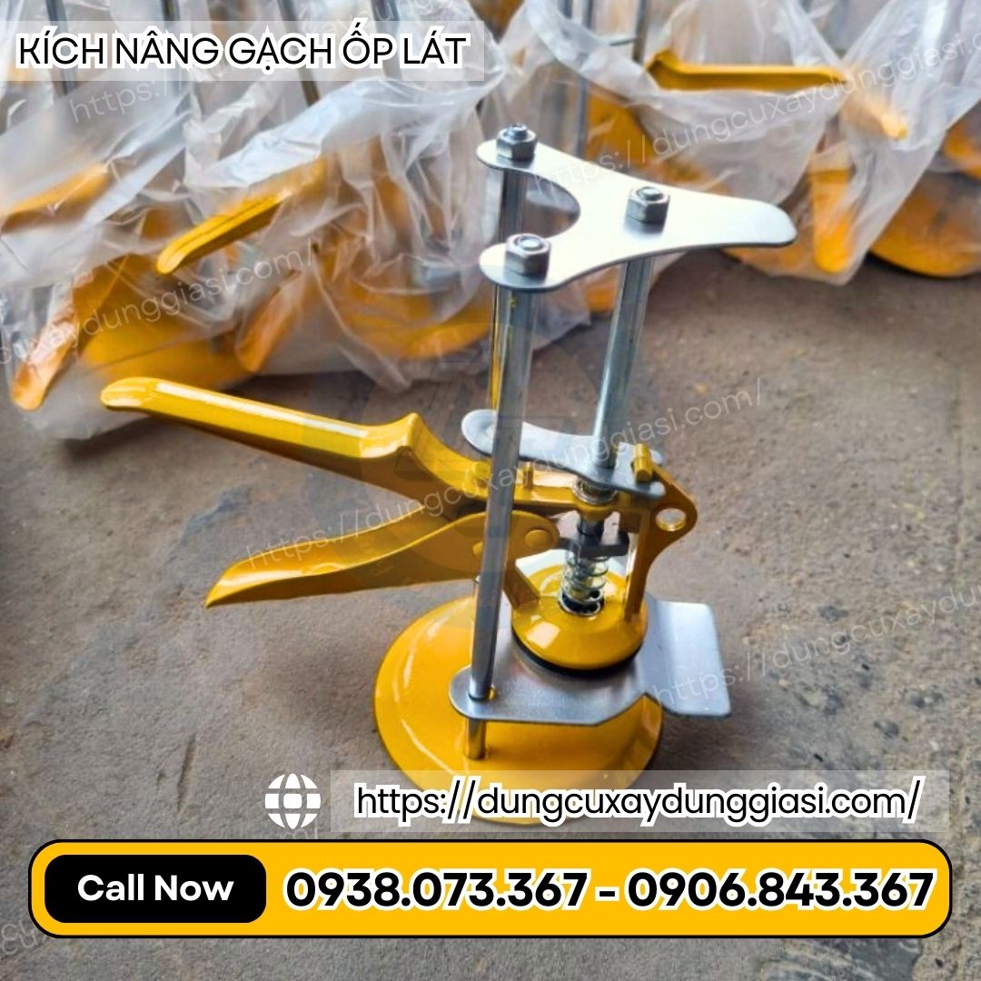 Kích nâng gạch ốp lát làm từ thép không gỉ