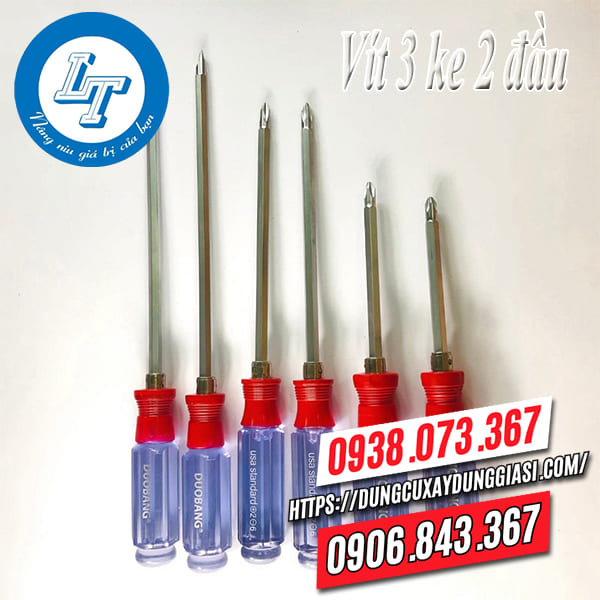 Kích thước vít 3 ke 2 đầu Kích thước vít 3 ke 2 đầu