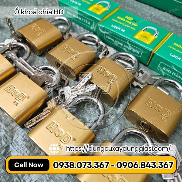 Lấy sỉ ổ khoá chìa HD đủ kích cỡ giá tốt