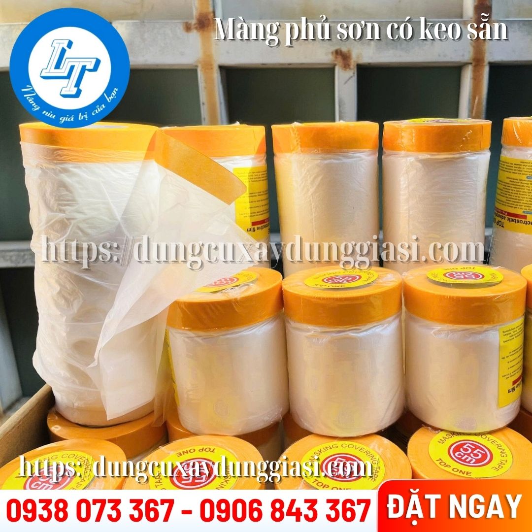 Màng phủ sơn có keo sẵn đủ kích cỡ
