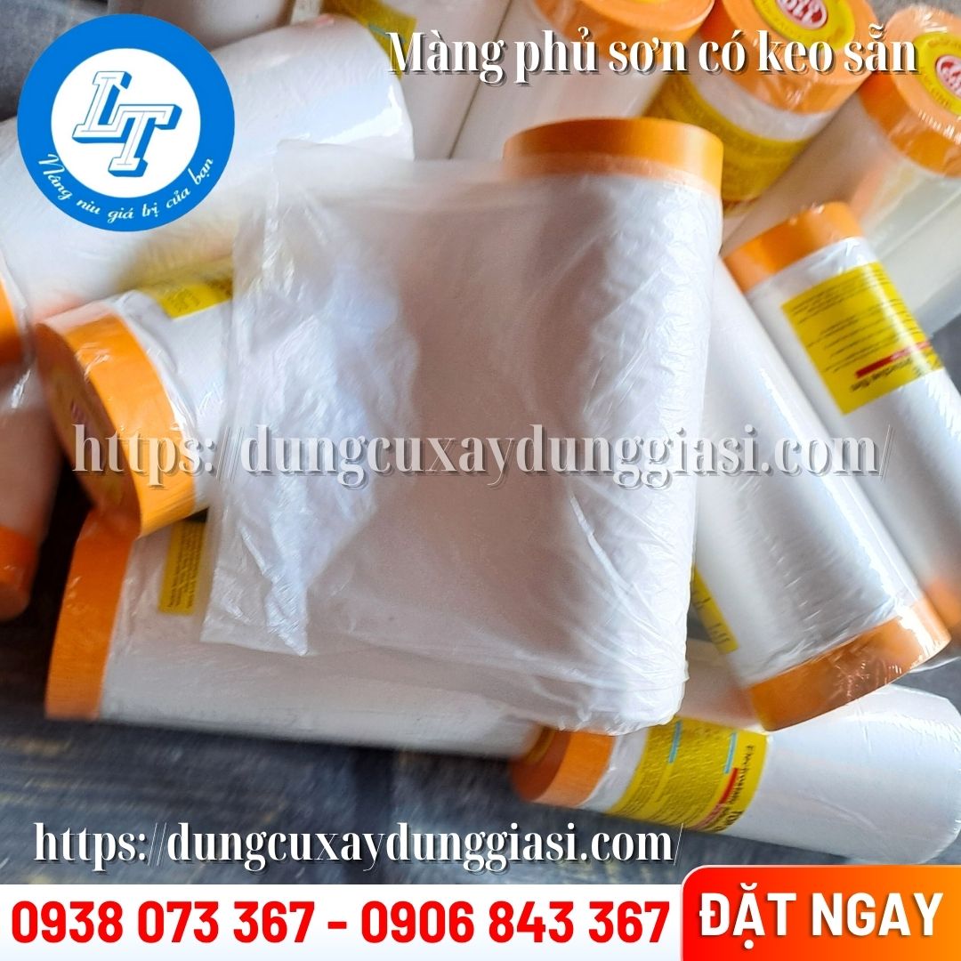Màng phủ sơn có keo sẵn