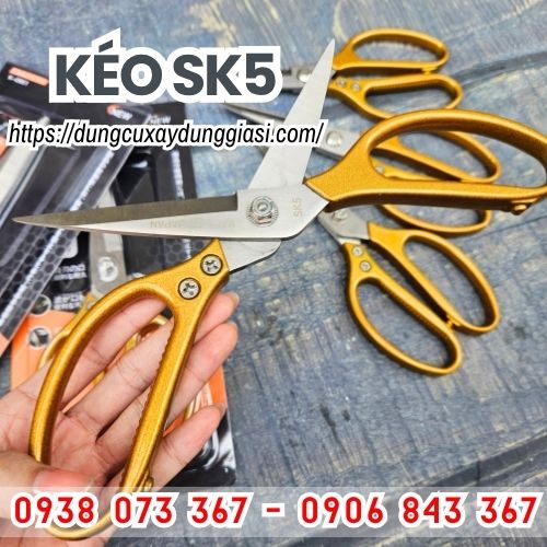 Kéo sk5 màu vàng đồng
