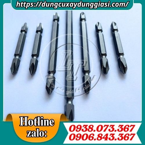 Mũi bắn vít 2 đầu 4 cạnh