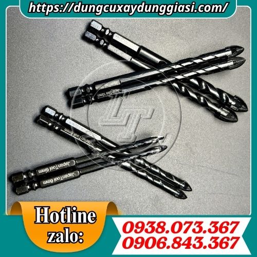 Mũi khoan đa năng 4 cạnh chuôi lục giác đen