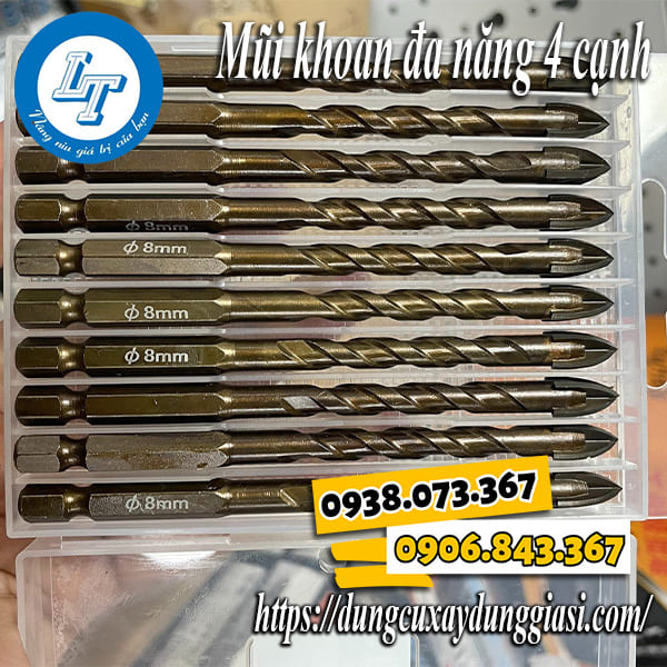 Mũi khoan đa năng 4 cạnh giá sỉ