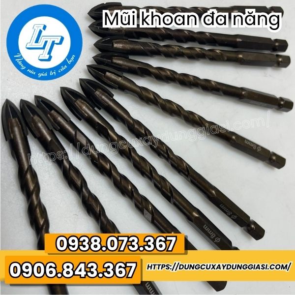 Mũi khoan đa năng cứng cáp, chịu nhiệt tốt