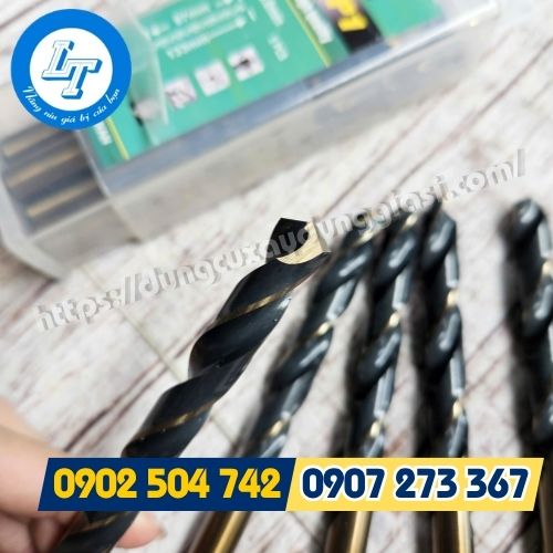 Mũi khoan inox vàng đen