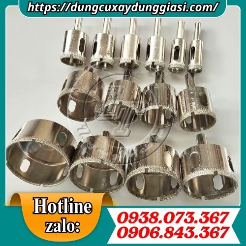 Mũi khoan kính đủ kích cỡ