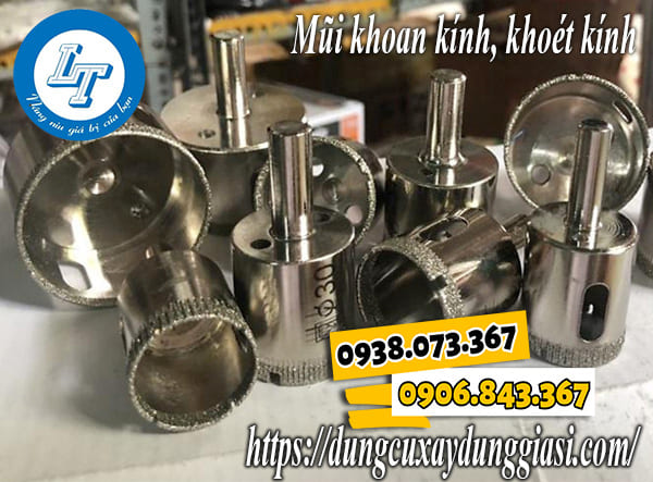 Mũi khoan kính, khoét kính giá rẻ tiền giang