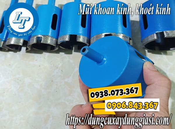 Mũi khoan kính, khoét kính giá rẻ tiền giang
