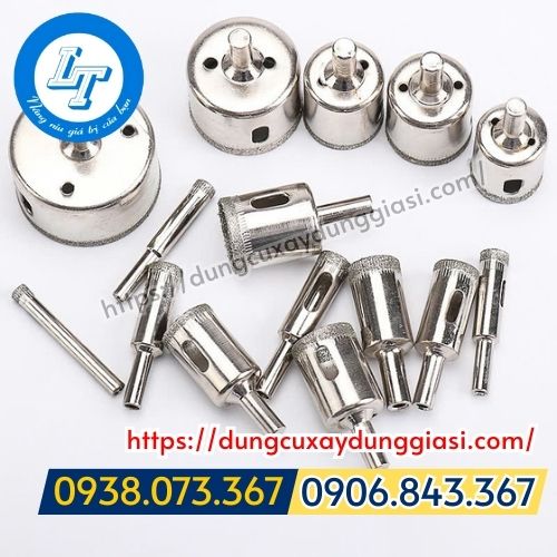 Mũi khoan kính trắng