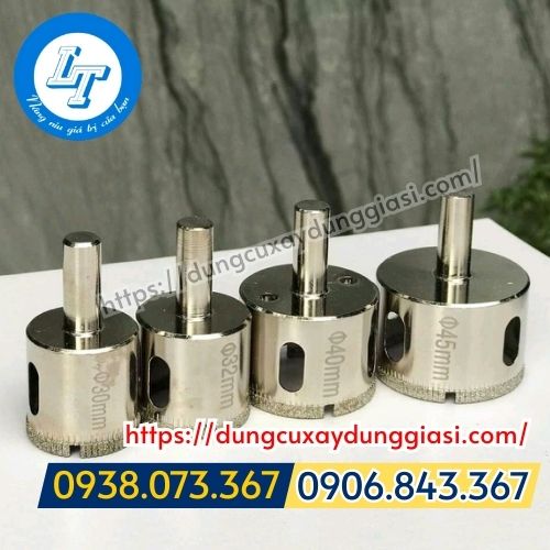 Mũi khoan kính trắng hàng chất lượng giá sỉ