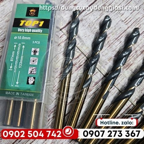 Mũi khoan sắt, thép kim loại TOP 1