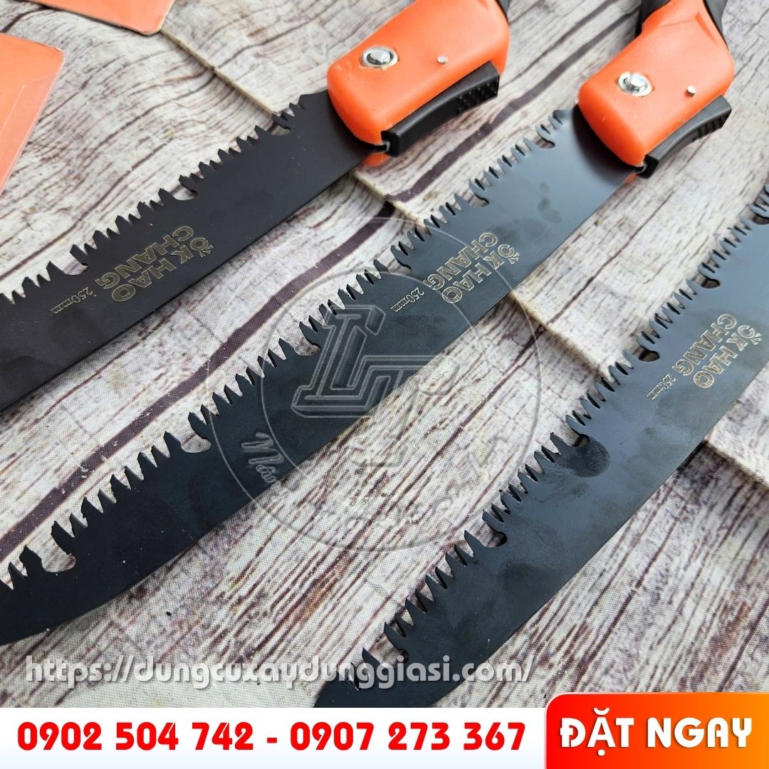 Lưỡi cưa sắc bén, phủ 1 lớp sơn đen tĩnh điện