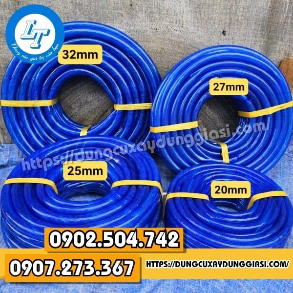Ống nước lưới xanh PVC