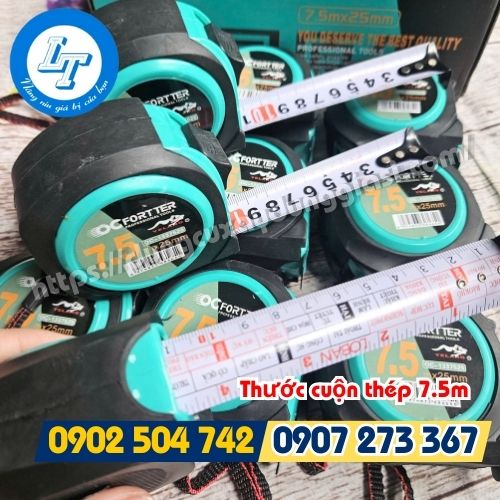 Thước cuộn thép 7.5m bản lớn