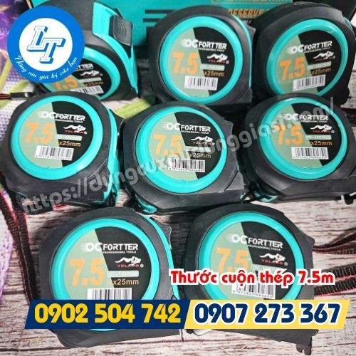 Nơi sỉ thước cuộn thép 7.5m bản lớn