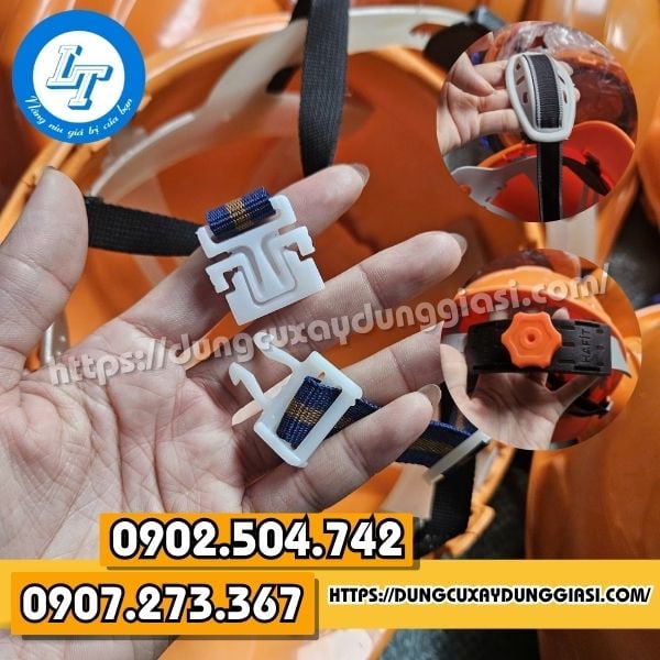 Cấu tạo nón bảo hộ có núm vặn