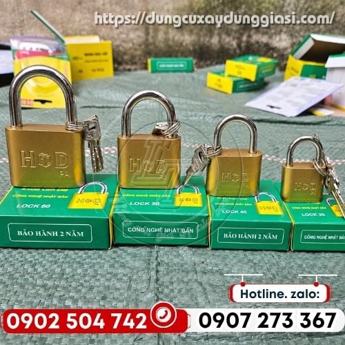 Ổ khoá móc HD lock 30, 40, 50, 60