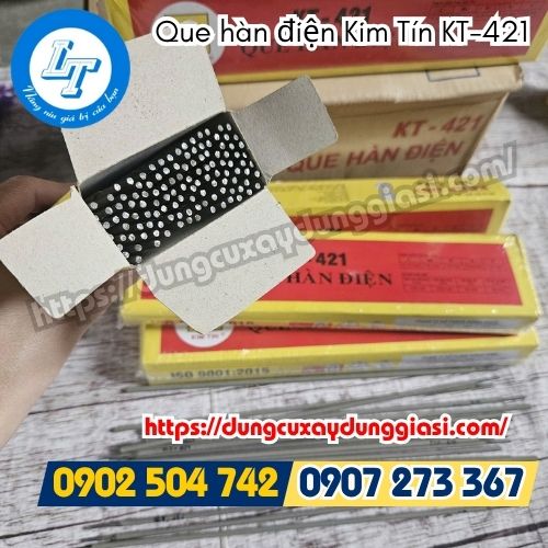 Que hàn điện Kim Tín KT-421 hàng chuẩn