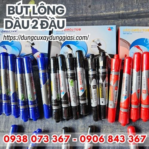 Sỉ bút lông dầu 2 đầu không lem không phai