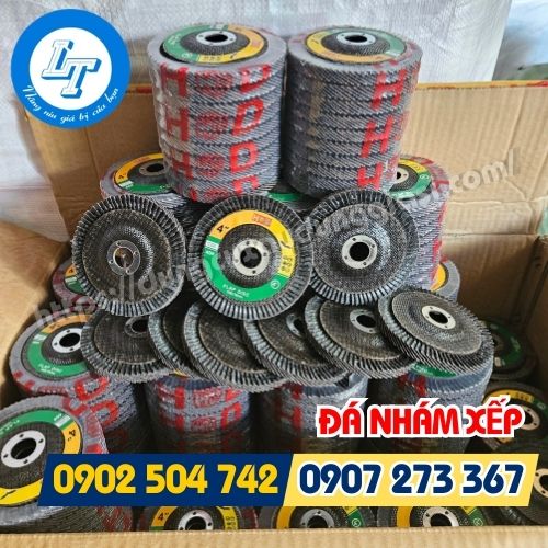 Sỉ lẻ đá nhám xếp flap disc đủ độ nhám #40, #60