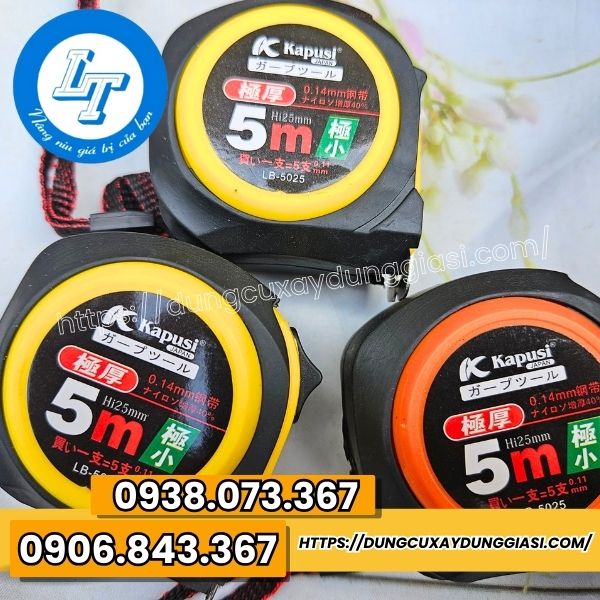 Sỉ lẻ thước cuộn thép 5m toàn quốc