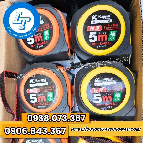 Sỉ lẻ thước cuộn thép 5m toàn quốc