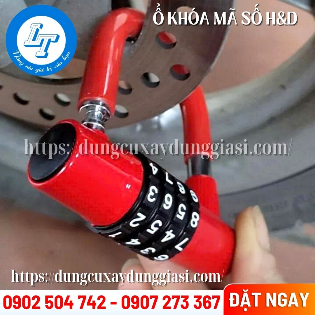 Ổ khoá mã số HD dễ dùng, an toàn tuyệt đối